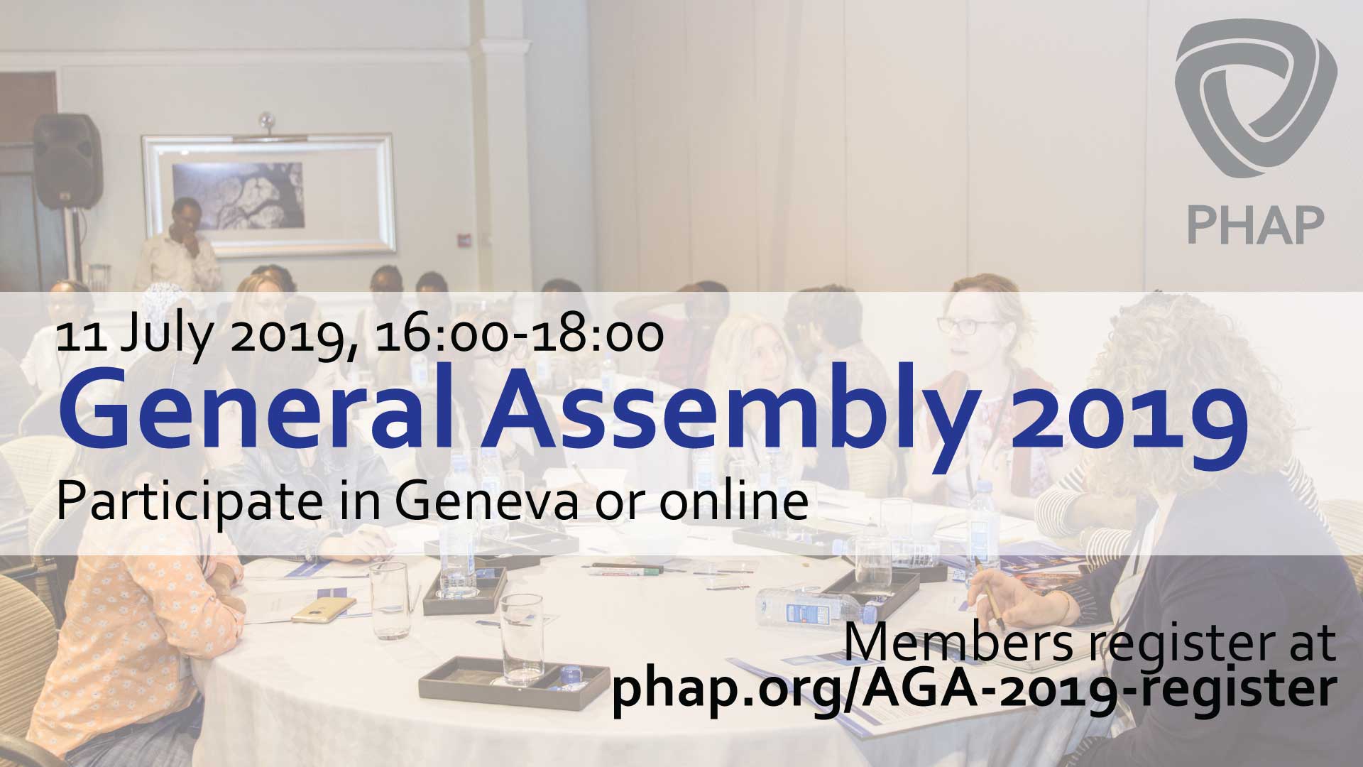 PHAP General Assembly 2019
