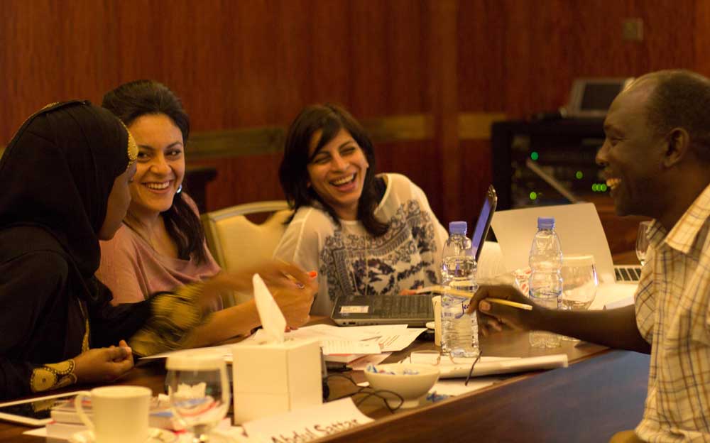 Participants during one of PHAP's courses on humanitarian law and policy